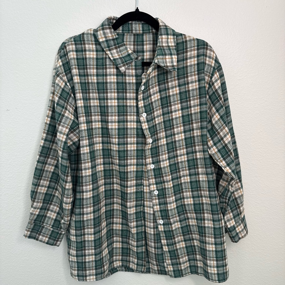 Green Plaid Shirt